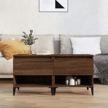 Gossi mese laterale 2 buc. stejar maro 50x46x50 cm lemn compozit