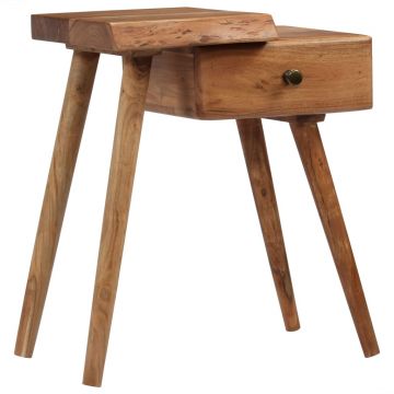 Gossi noptiera din lemn masiv de acacia, 45 x 32 x 55 cm