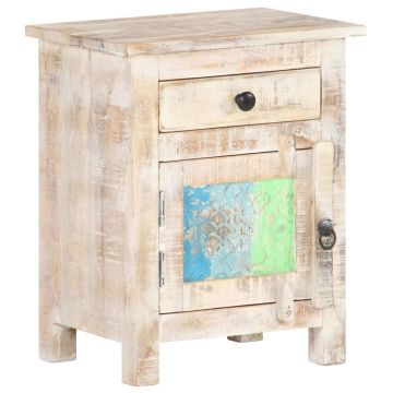 Gossi noptiera, 40x30x50 cm, lemn de acacia nefinisat