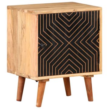 Gossi noptiera, 40x30x50 cm, lemn masiv de acacia