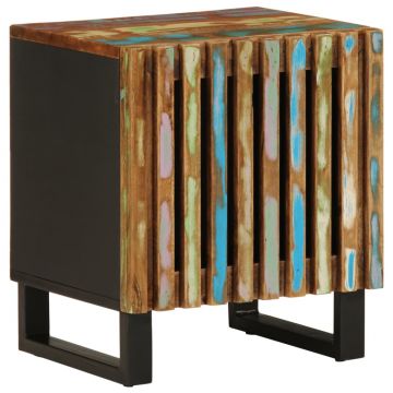 Gossi noptiera, 40x34x46 cm, lemn masiv de acacia