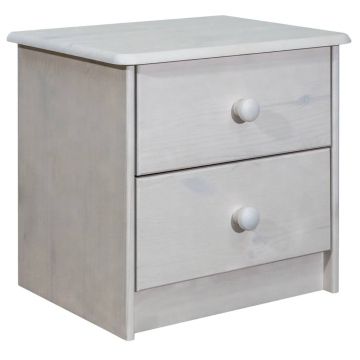 Gossi noptiera, 43x34x40 cm, lemn masiv de pin