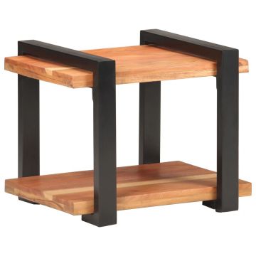 Gossi noptiera, 50 x 40 x 40 cm, lemn masiv de acacia
