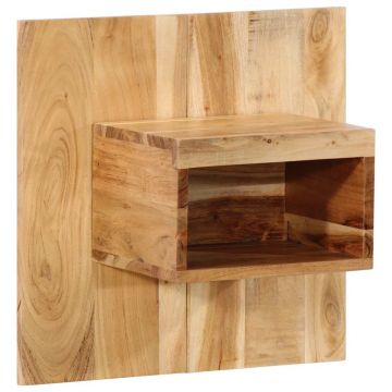 Gossi noptiera, 50x27x50 cm, lemn masiv de acacia