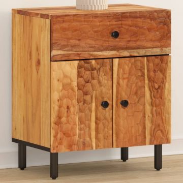 Gossi noptiera, 50x33x60 cm, lemn masiv de acacia