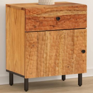 Gossi noptiera, 50x33x60 cm, lemn masiv de acacia