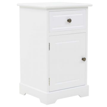 Gossi noptiera, mdf si lemn de pin, 35 x 32 x 59 cm