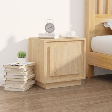 Gossi noptiera, stejar sonoma, 44x35x45 cm, lemn prelucrat