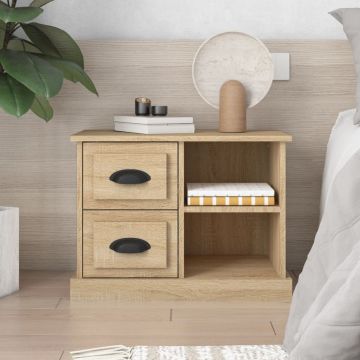 Gossi noptiera, stejar sonoma, 60x35,5x45 cm