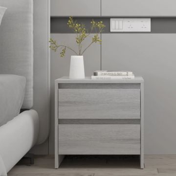 Gossi noptiera, stejar sonoma gri, 45x34,5x44,5 cm, pal
