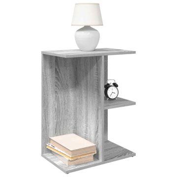 Gossi noptiere 2 buc gri sonoma 46,5x29x61 cm lemn prelucrat