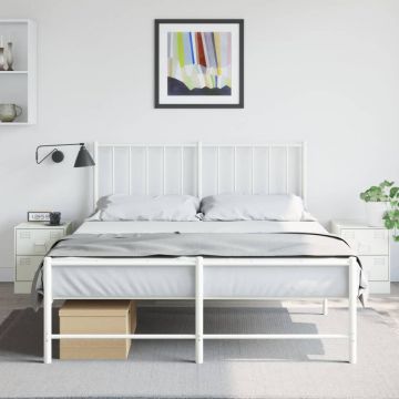 Gossi noptiere, 2 buc., alb, 34,5x39x44 cm, otel