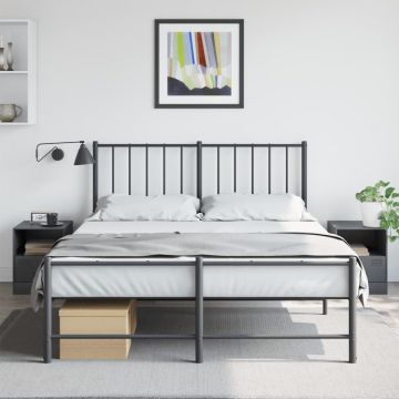 Gossi noptiere, 2 buc., antracit, 34,5x39x44 cm, otel