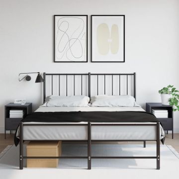 Gossi noptiere, 2 buc., antracit, 36x39x50,5 cm, otel laminat la rece