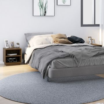 Gossi noptiere, 2 buc, maro miere, 40x34x40 cm, lemn masiv de pin