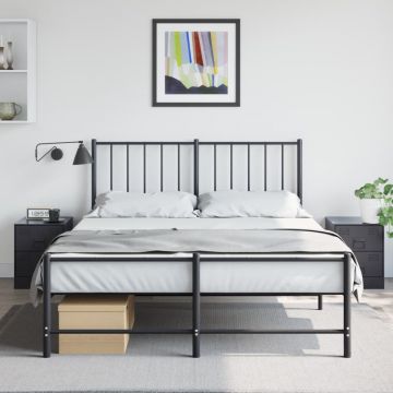 Gossi noptiere, 2 buc., negru, 34,5x39x44 cm, otel