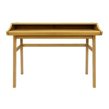 Birou de tip secretaire cu aspect de lemn de stejar 44x115 cm Carteret – Woodman