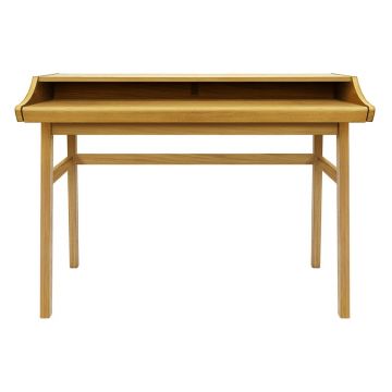 Birou de tip secretaire cu aspect de lemn de stejar 44x115 cm Carteret – Woodman