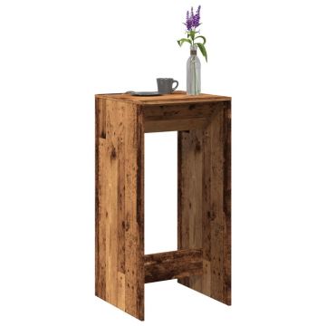 Gossi masa bar, lemn vechi, 51x50x103,5 cm, lemn prelucrat