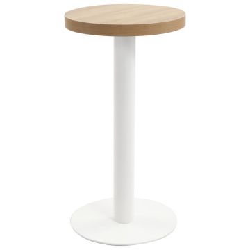 Gossi masa de bistro, maro deschis, 40 cm, mdf