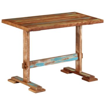 Gossi masa de bucatarie, 110x55x78 cm, lemn masiv reciclat
