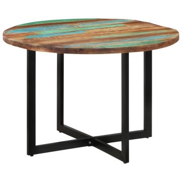 Gossi masa de bucatarie, 110x75 cm, lemn masiv reciclat