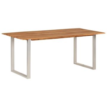 Gossi masa de bucatarie, 180 x 90 x 76 cm, lemn masiv de acacia