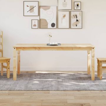 Gossi masa de sufragerie corona, 180x90x75 cm, lemn masiv de pin