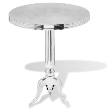 Gossi masa laterala rotunda din aluminiu, argintiu