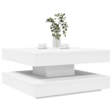 Gossi masuta cafea rotativa 360 grade, alb 70x70x34,5 cm