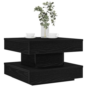Gossi masuta cafea rotativa 360 grade, negru 50x50x34,5 cm