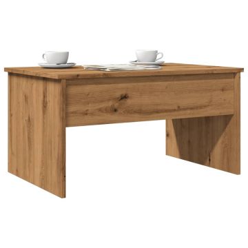 Gossi masuta cafea, stejar artizanal, 80x50,5x41,5 cm, lemn prelucrat