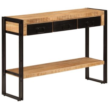 Gossi masuta consola, 110x30x76 cm, lemn masiv de mango
