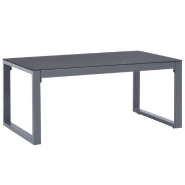 Gossi masuta de cafea, 90 x 50 x 40 cm, aluminiu