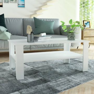 Gossi masuta de cafea din pal, 100 x 59 x 42 cm, alb