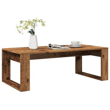 Gossi masuta de cafea, lemn vechi, 102x50x35 cm, lemn prelucrat