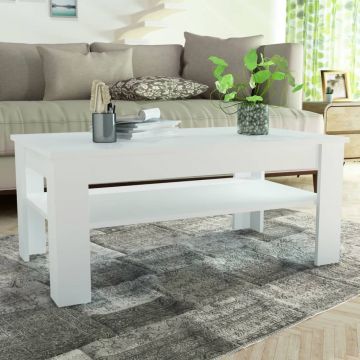 Gossi masuta de cafea pal, 110 x 65 x 48 cm, alb