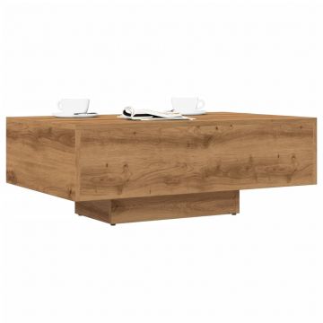 Gossi masuta de cafea, stejar artizanal, 85x55x31 cm lemn prelucrat