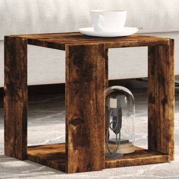 Gossi masuta de cafea, stejar fumuriu, 32x32x30 cm, lemn prelucrat