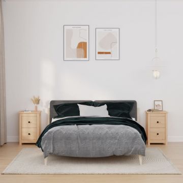 Gossi noptiere, 2 buc., 40x35x61,5 cm, lemn masiv de pin