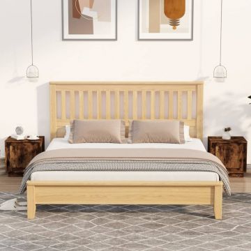 Gossi noptiere, 2 buc., stejar afumat, 44x35x45 cm, lemn prelucrat