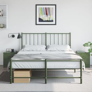 Gossi noptiere, 2 buc., verde, 34,5x39x44 cm, otel