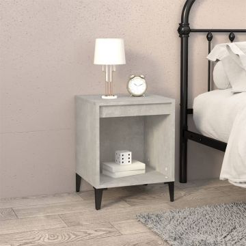 Gossi noptiere, gri beton, 40x35x50 cm