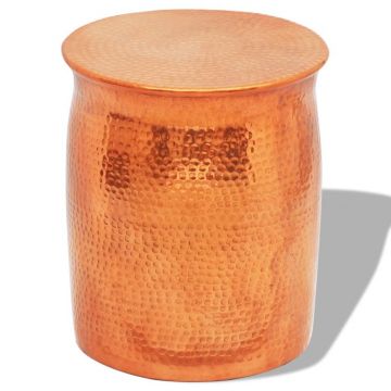 Gossi scaun/masa laterala, aluminiu batut la ciocan, cupru/alama