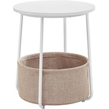 Masa de cafea, Vasagle, Maro Rustic, LET223W10, 45 x 45 x 50 cm