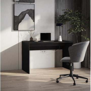 Birou ELTAP, Nevy, 140x60x75 cm, PAL/PVC, negru