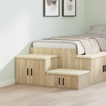 Dulap de depozitare Gossi sonoma oak 108x41x40 cm facut din lemn prelucrat