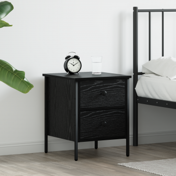 Gossi cabinet din stejar negru 40x42x50 cm lemn prelucrat