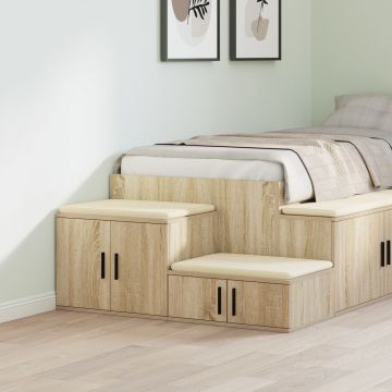 Gossi dulap depozitare, stejar sonoma, 127x41x40 cm, lemn prelucrat