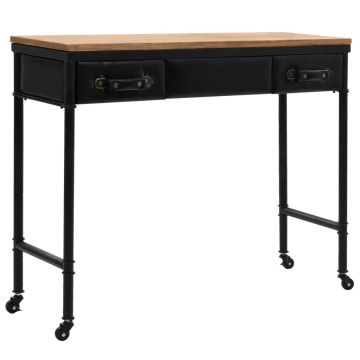 Gossi masa consola, mdf si lemn de brad, 100 x 33,5 x 80 cm